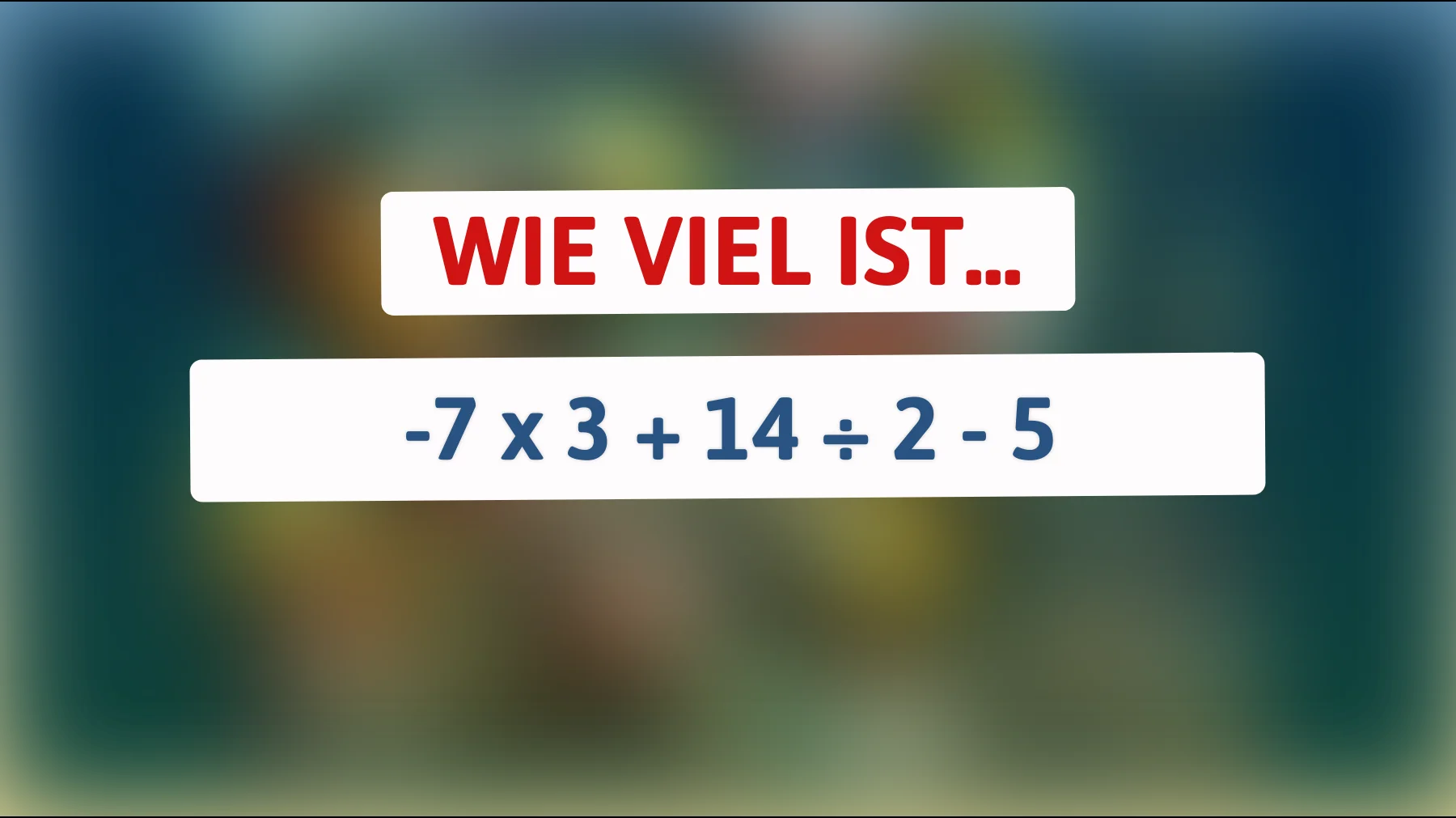 Nur 1% der Menschen lösen dieses mathematische Rätsel: Kannst du die Antwort finden?"