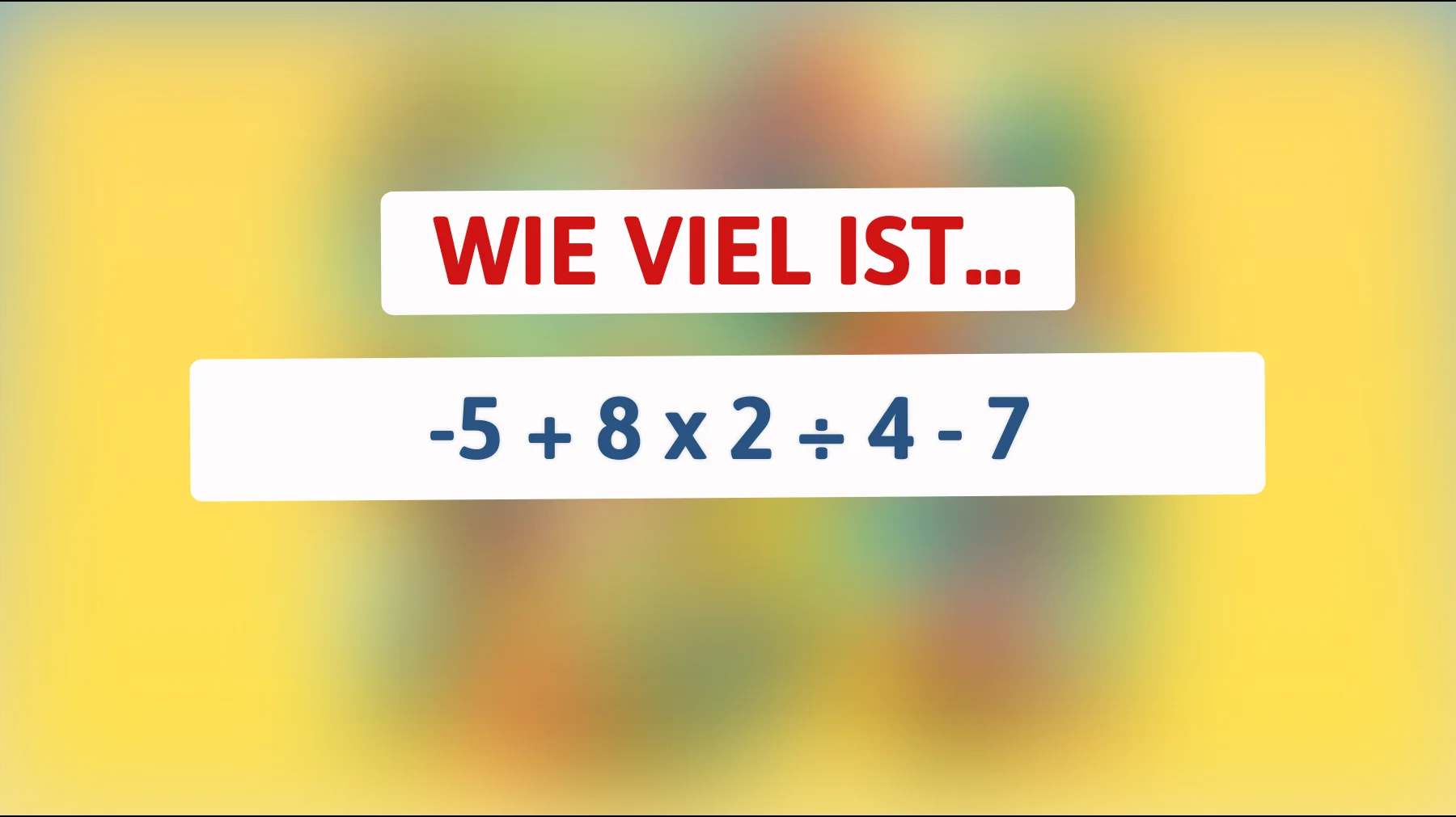 Nur für Genies: Kannst du diese Mathematik-Aufgabe knacken und die Lösung enthüllen?"
